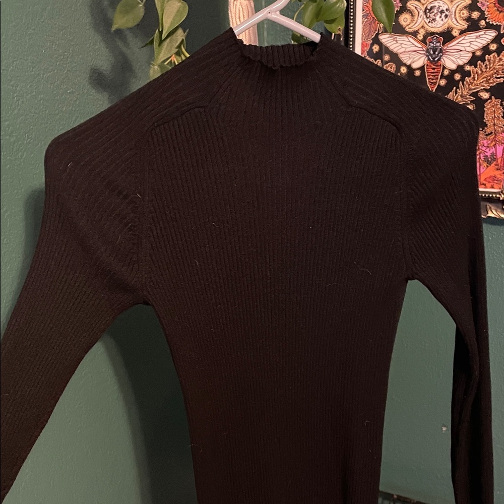 Aritzia Ribbed Knit Dress - Picture 2 of 3